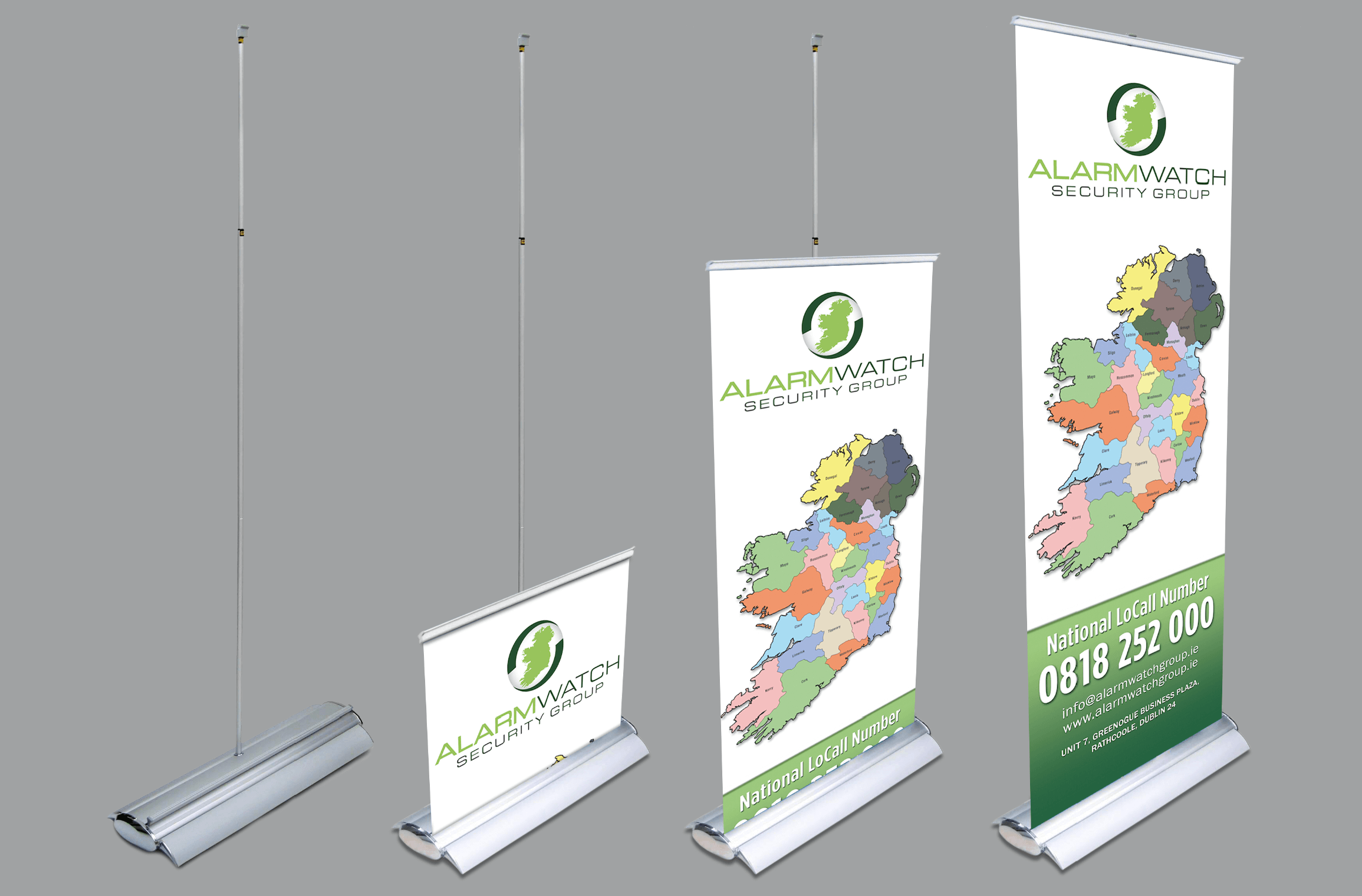 roll up/ pull up banners & pop up banner stands from Print Ready