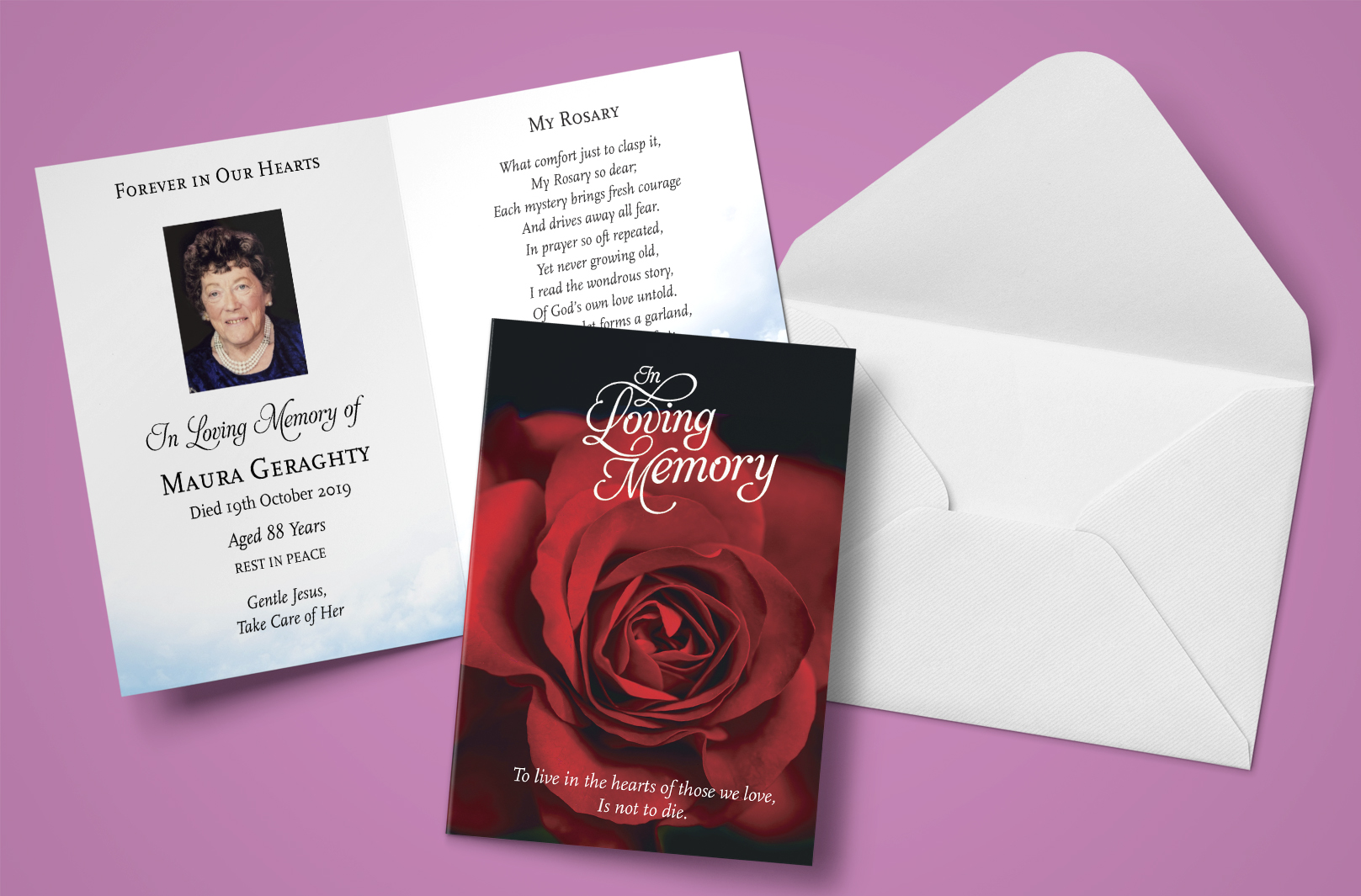Memorial Printing and Memorial Cards Design from Print Ready