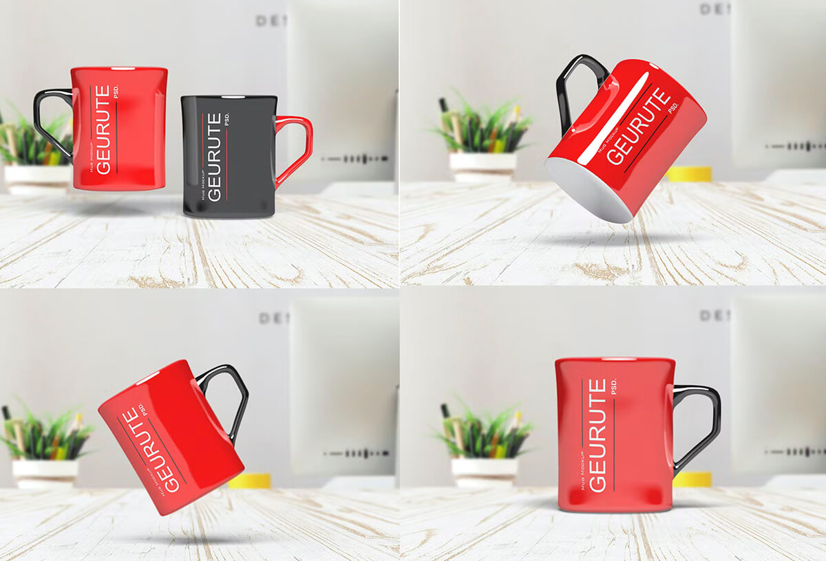 Mock Ups for Personalised Cups