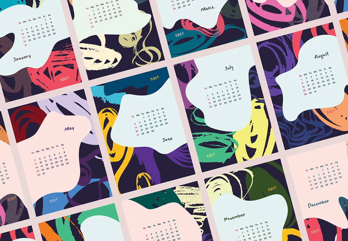 Examples of Personalised Calendars from Print Ready Dublin