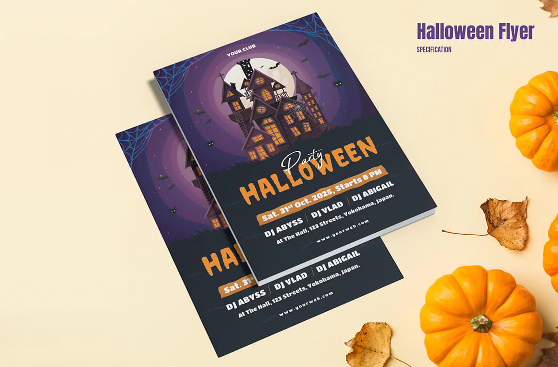 Halloween Inspired Flyer and Poster Printing